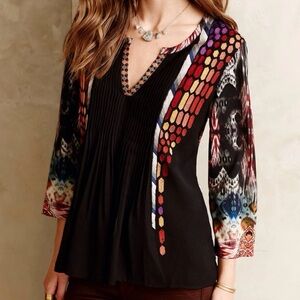 Ranna Gill embroidered top size S